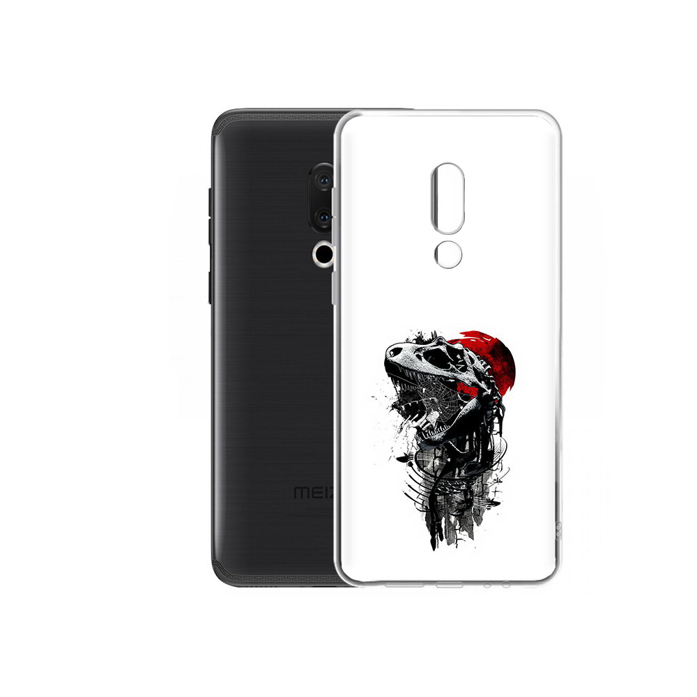 

Чехол MyPads Tocco для Meizu M15 Plus вымерший динозавр, Прозрачный, Tocco