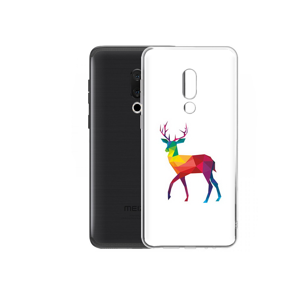 

Чехол MyPads Tocco для Meizu M15 Plus геометрический олень, Прозрачный, Tocco