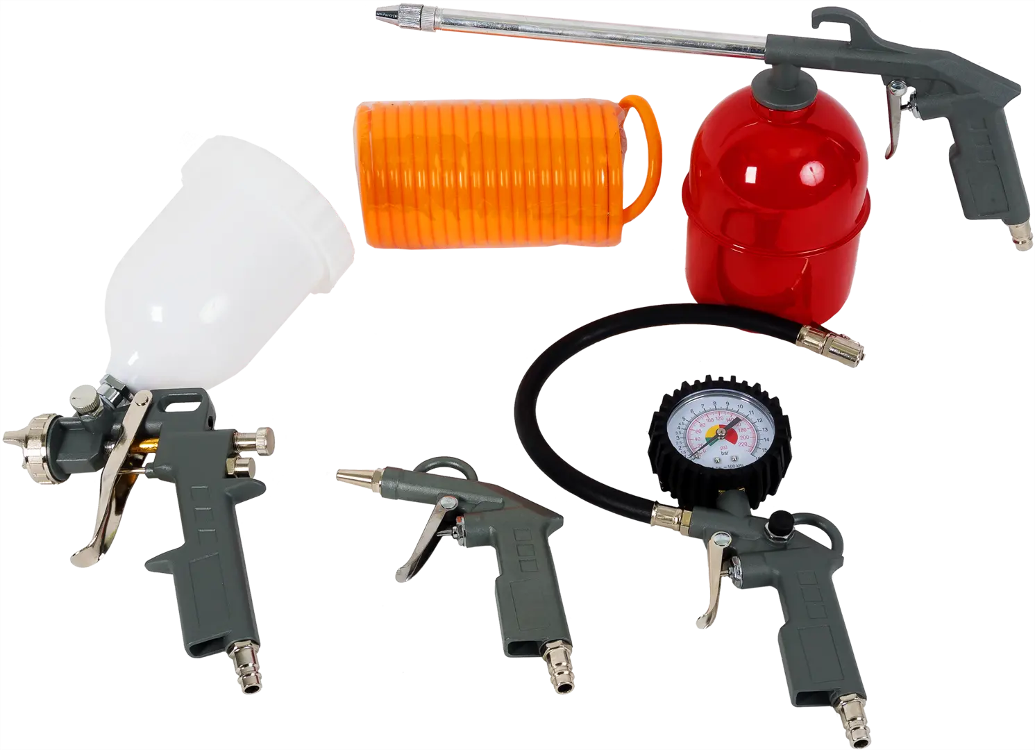 Набор пневмоинструментов, 5 предметов набор инструментов для шиномонтажных работ jtc