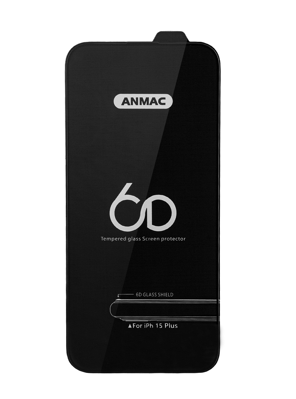 Защитное стекло Anmac для iPhone 15 Plus 6D Black (IS014096)