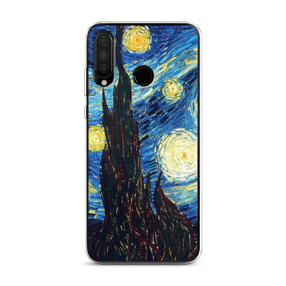 

Чехол Awog на Honor 20 Lite 2020 "Ван Гог Звездная ночь", Желтый, 611250-9