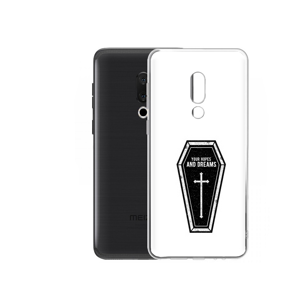 

Чехол MyPads Tocco для Meizu M15 Plus гроб с мечтами, Прозрачный, Tocco