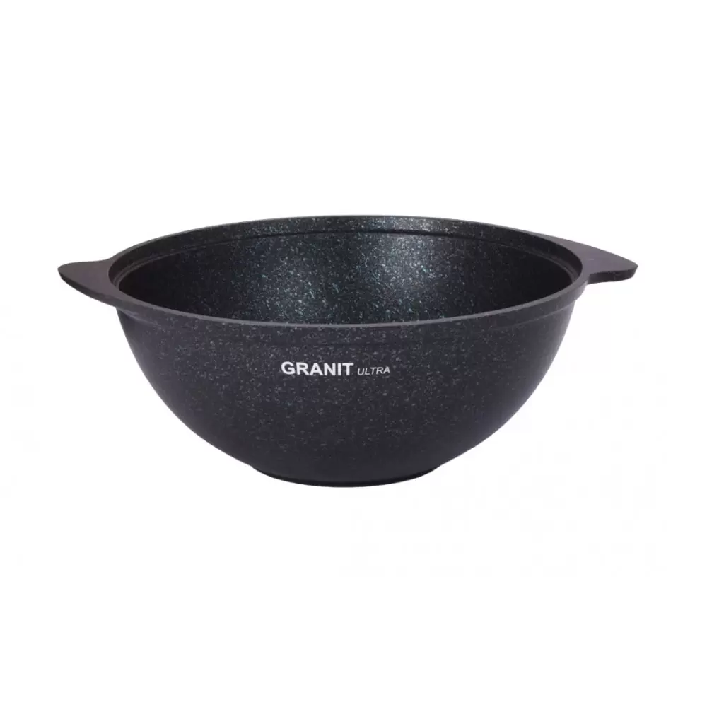 

Казан Kukmara Granit ultra blue алюминиевый стекл крышка 35 см 4,5 л кгг47а., Синий