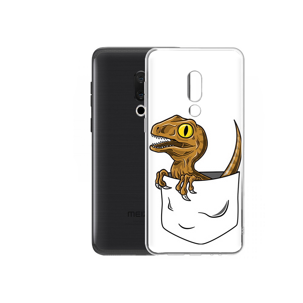 

Чехол MyPads Tocco для Meizu M15 Plus динозавр в кармане, Прозрачный, Tocco