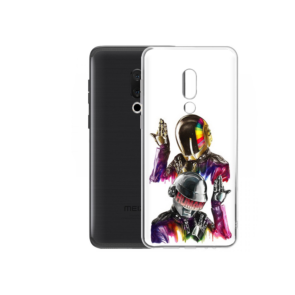 

Чехол MyPads Tocco для Meizu M15 Plus диско космонавты, Прозрачный, Tocco