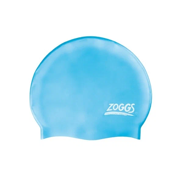 Шапочка для плавания ZOGGS Silicone Cap (голубой) 300780