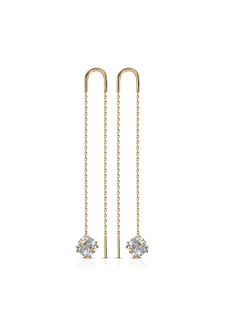 

Серьги из красного золота Kari Jewelry С132-3291, фианит, С132-3291