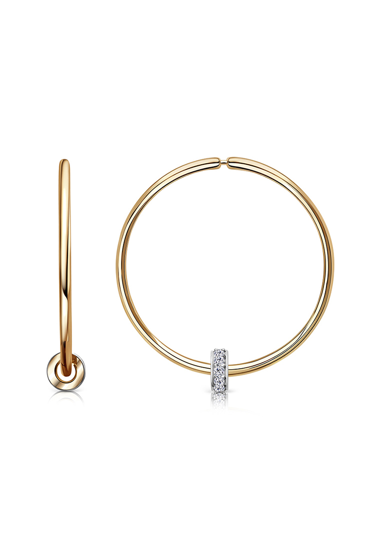 

Серьги из красного золота Kari Jewelry С132-1390-20,0, фианит, С132-1390-20,0