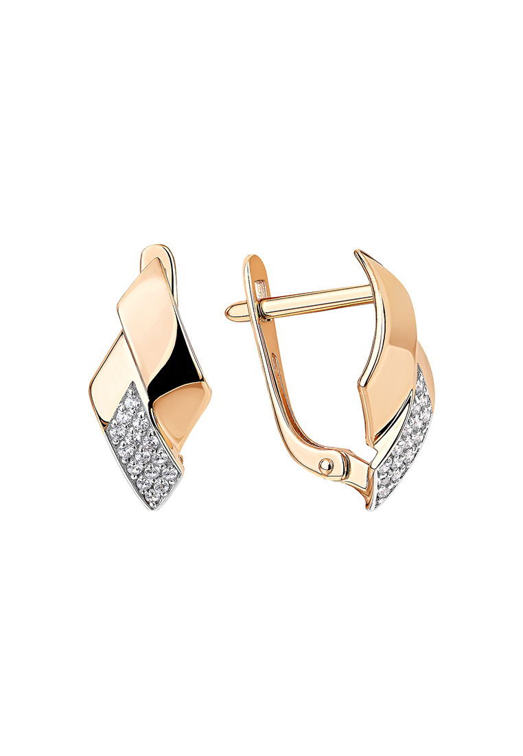 

Серьги из красного золота Kari Jewelry СЛ-402631, фианит, СЛ-402631
