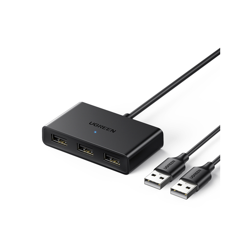 

Сплиттер UGREEN CM409 (10935) USB 2-In 3-Out Splitter, черный, Сплиттер UGREEN CM409 (10935) USB 2-In 3-Out Splitter. Цвет: черный
