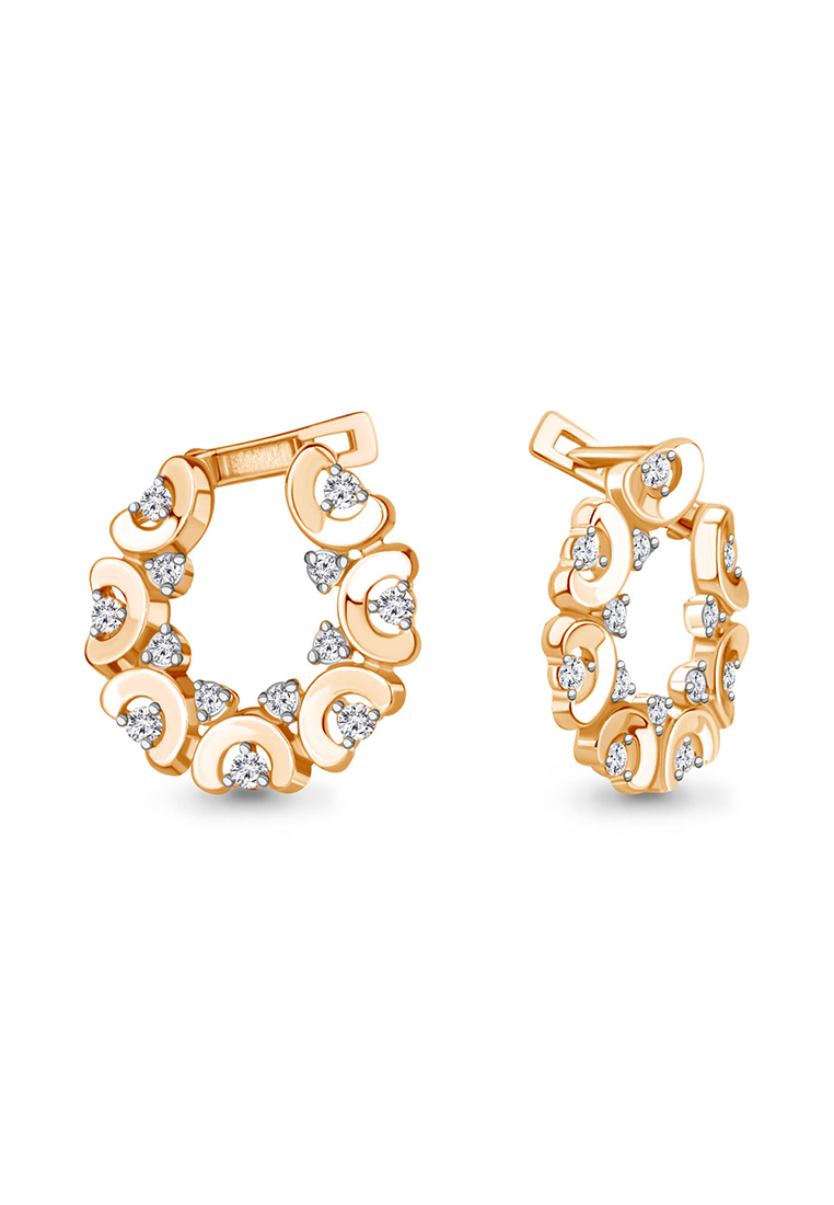 

Серьги из серебра Kari Jewelry 49905А.6, фианит, 49905А.6