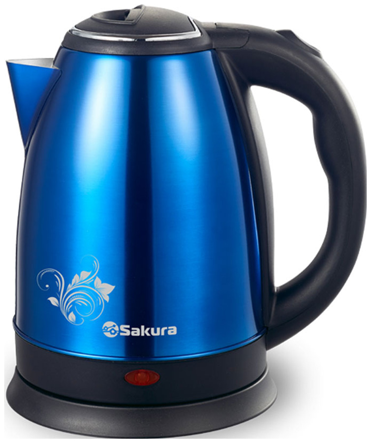 фото Чайник электрический sakura sa-2134bl blue/black