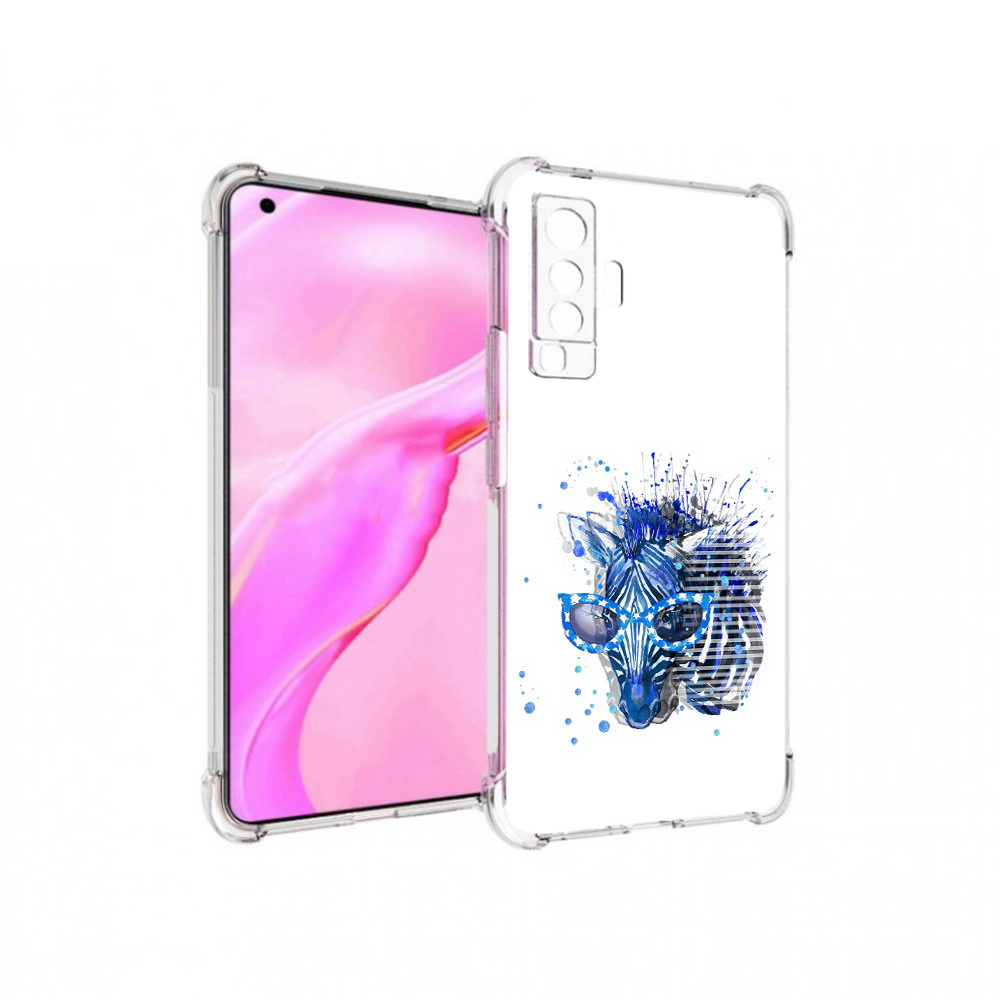 

Чехол MyPads Tocco для Vivo X50 расплывчатая зебра (PT226969.391.577), Прозрачный, Tocco