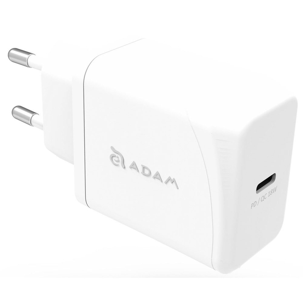 фото Зарядное устройство adam elements omnia f1 (usb type-c), белый