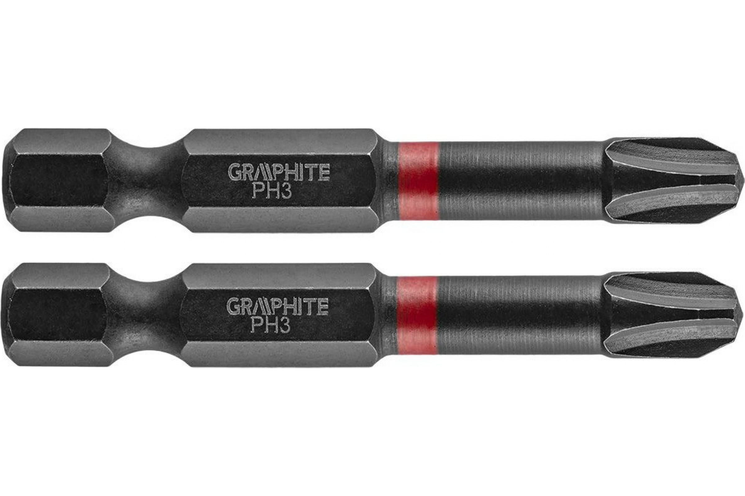 

GRAPHITE Биты ударные PH3 x 50 мм 2 шт 56H520