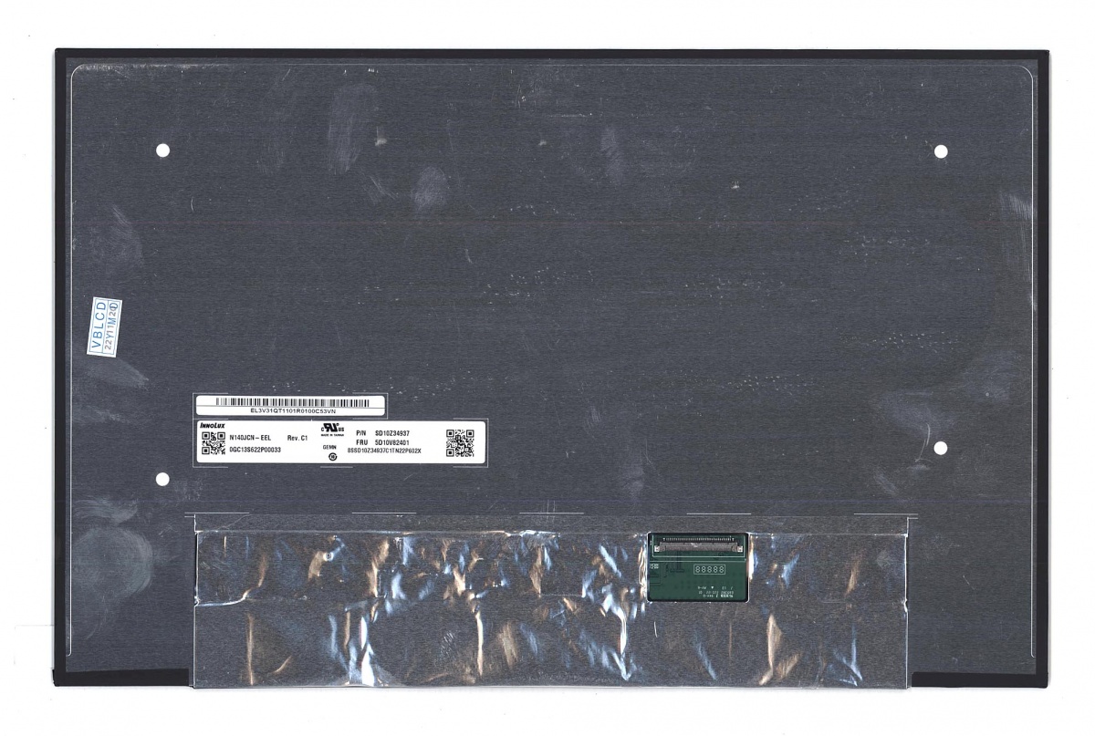 

Матрица OEM для ноутбука N140JCN-EEL (100190099V), совместимая с p/n: N140JCN-EEL