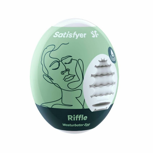 фото Мастурбатор-яйцо satisfyer riffle mini masturbator satisfyer