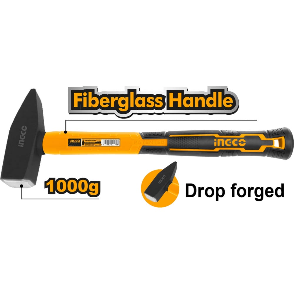 

Слесарный молоток INGCO 1000 гр. HMH881000