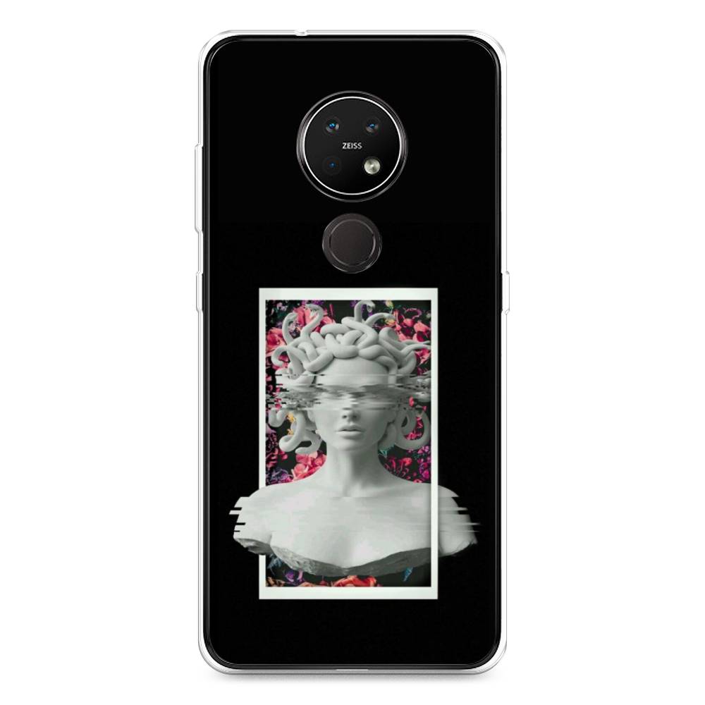 

Чехол на Nokia 6.2 "Web Punk Медуза Горгона", Черный;серый, 123050-6