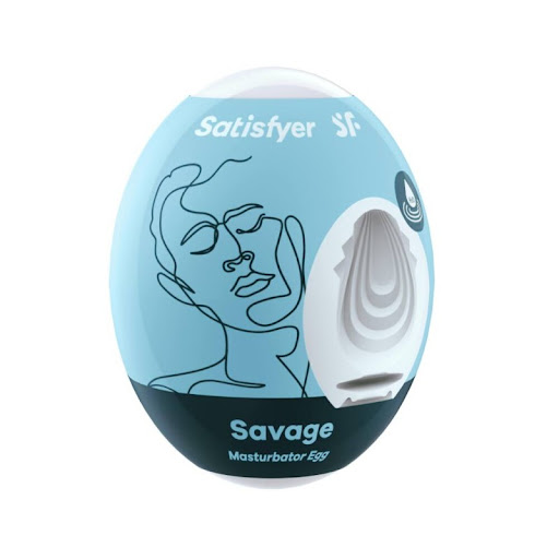 фото Мастурбатор-яйцо satisfyer savage mini masturbator satisfyer