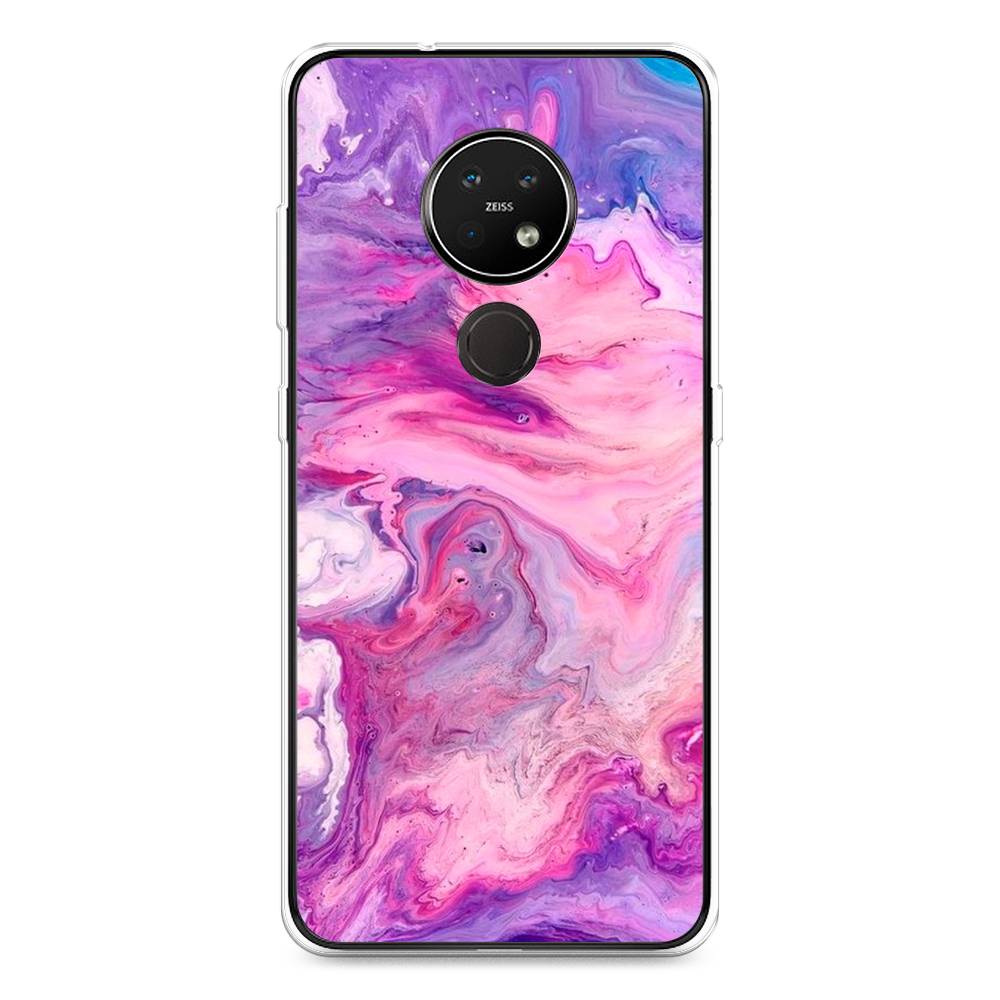

Чехол на Nokia 6.2 "Нежно-розовая абстракция", Розовый, 123050-3