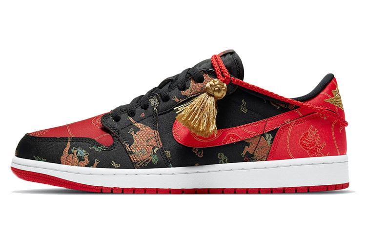 

Кеды унисекс Jordan Air Jordan 1 low og chinese new year разноцветные 40 EU, Разноцветный, Air Jordan 1 low og chinese new year