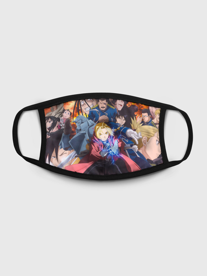 

Многоразовая маска унисекс Burnettie Fullmetal Alchemist Brotherhood, Разноцветный, Fullmetal Alchemist Brotherhood