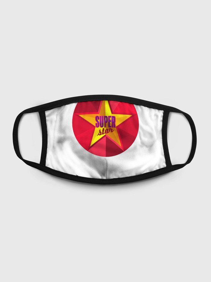 

Многоразовая маска унисекс Burnettie Super Star, Разноцветный, Super Star