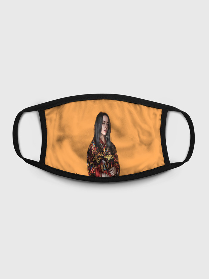 

Многоразовая маска унисекс Burnettie Billie Eilish На Спине, Разноцветный, Billie Eilish На Спине
