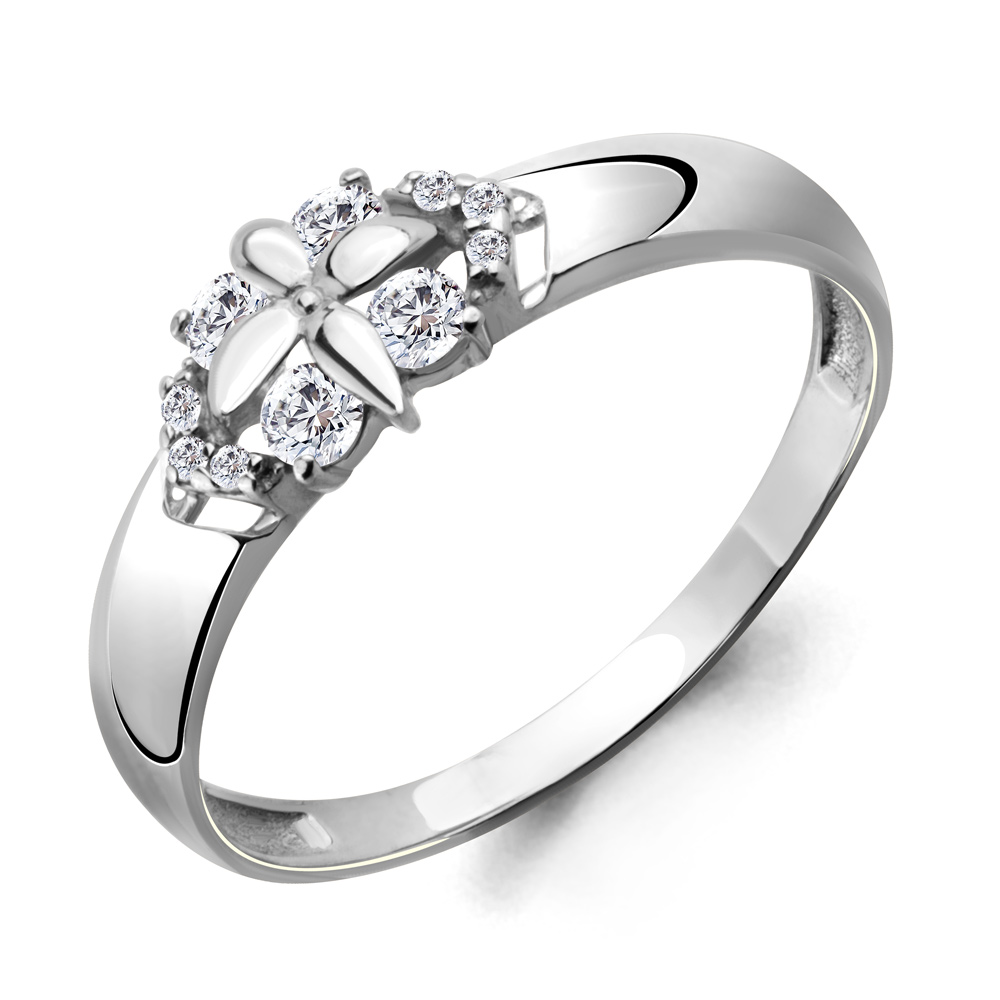 

Кольцо из серебра р. 17 AQUAMARINE 68284А_925_р, 68284А_925_р