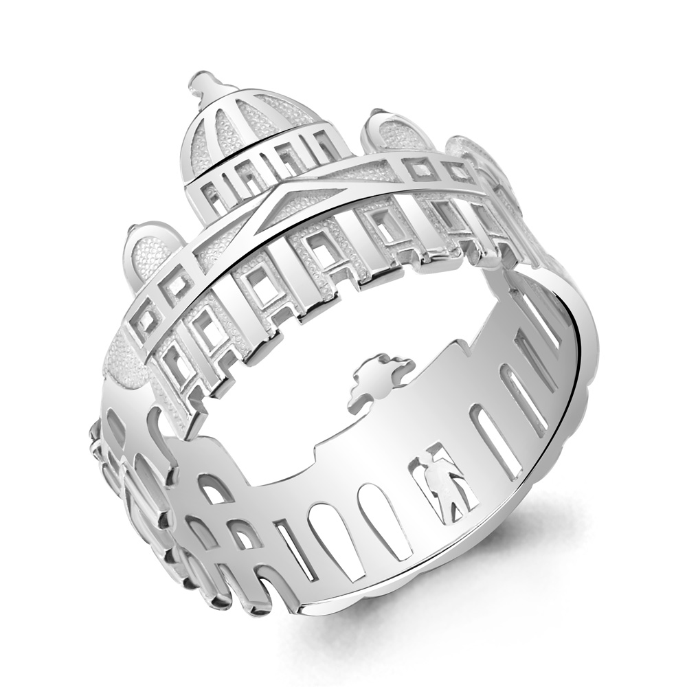 

Кольцо из серебра р.  AQUAMARINE 54803_925_р, 54803_925_р