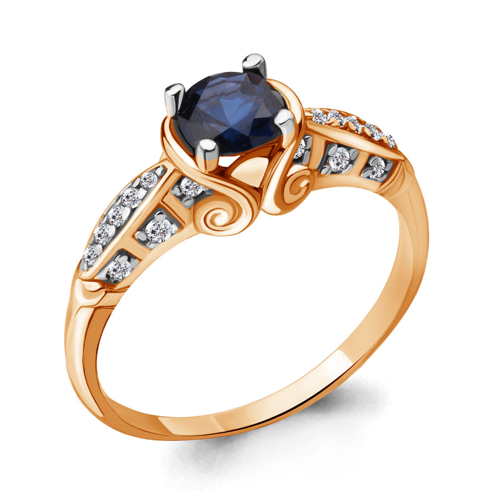 

Кольцо из серебра р. 19,5 AQUAMARINE 63982Б_925_з, 63982Б_925_з