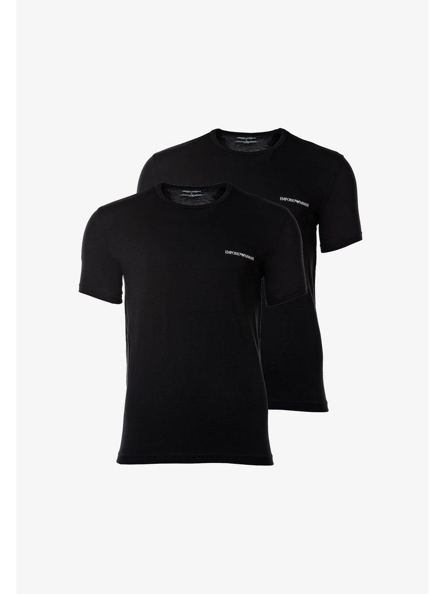 

Комплект футболок мужских Emporio Armani EA822O0DA черных L, Черный, EA822O0DA