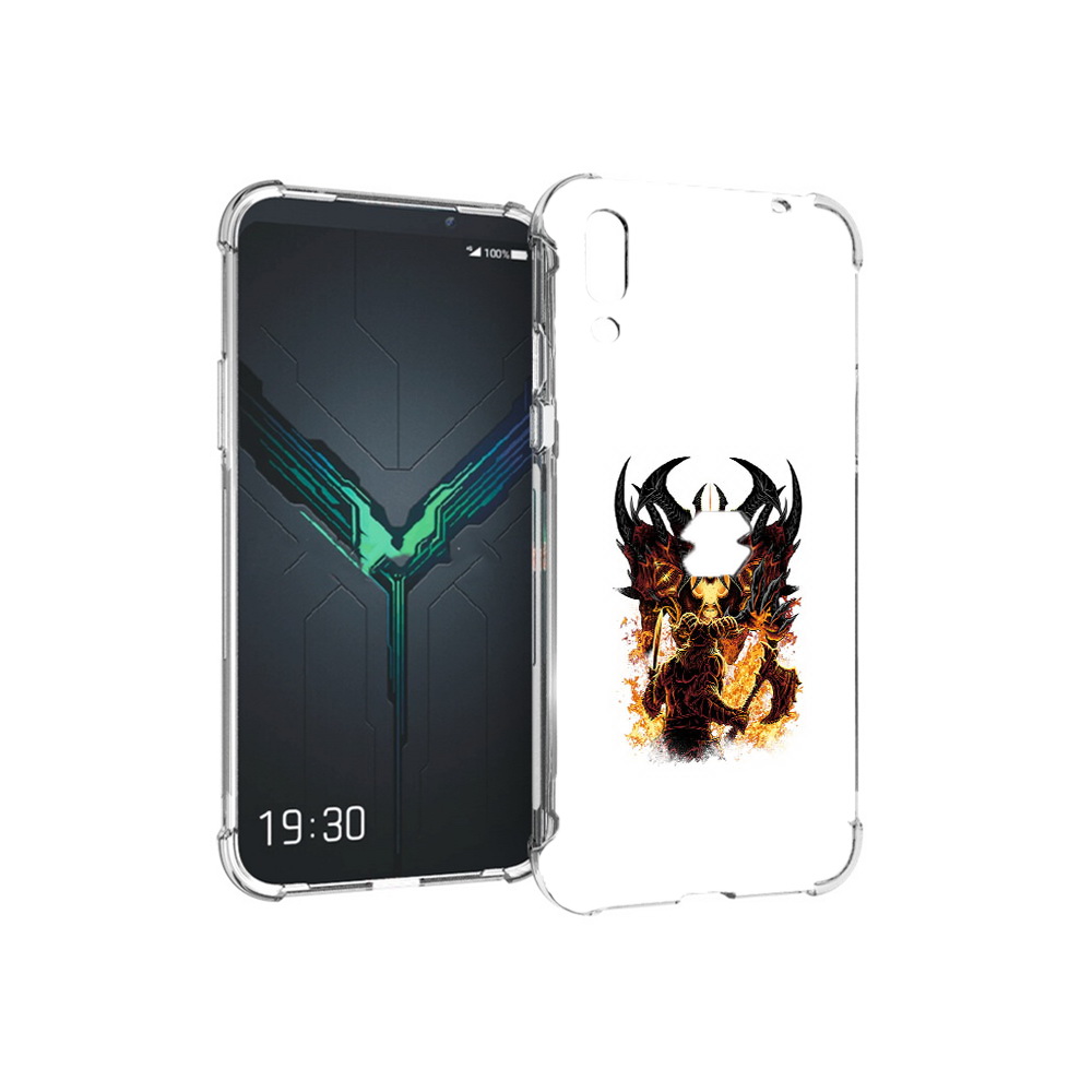 

Чехол MyPads Tocco для Xiaomi Black Shark 2 демон shadow fiend (PT144492.263.318), Прозрачный, Tocco