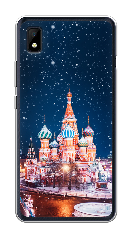 

Чехол на ZTE Blade L210 "Москва 1", Коричневый;синий;белый, 134150-1