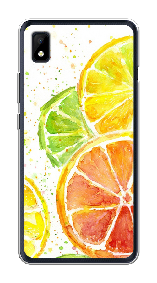 

Чехол на ZTE Blade L210 "Цитрусовые", Белый;желтый;красный;зеленый, 134150-1