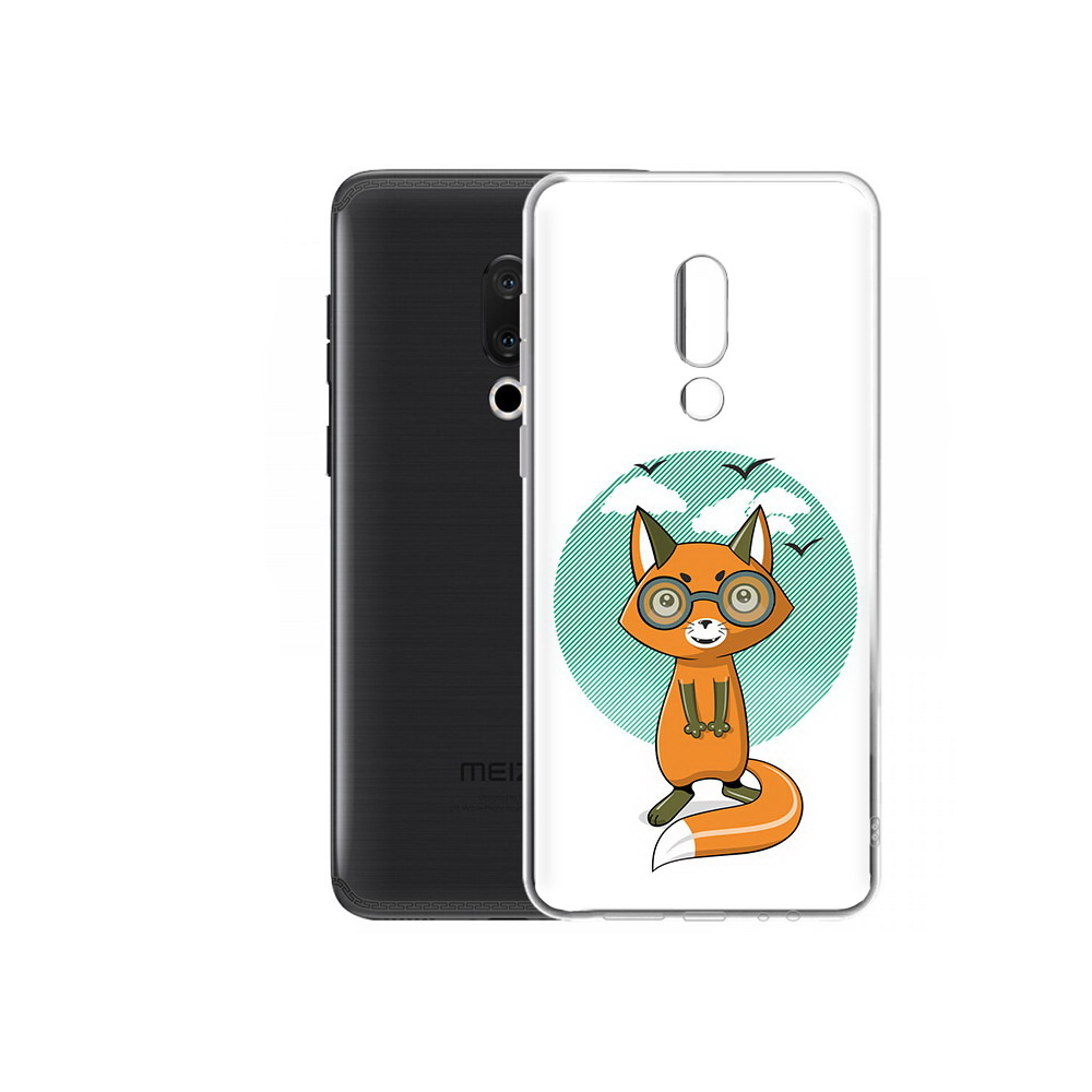 

Чехол MyPads Tocco для Meizu M15 Plus задумчивая лиса, Прозрачный, Tocco