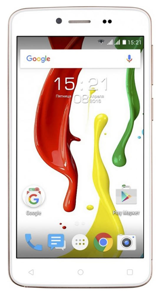

Смартфон Fly Nimbus 7 8Gb White/Gold (FS505), Nimbus 7