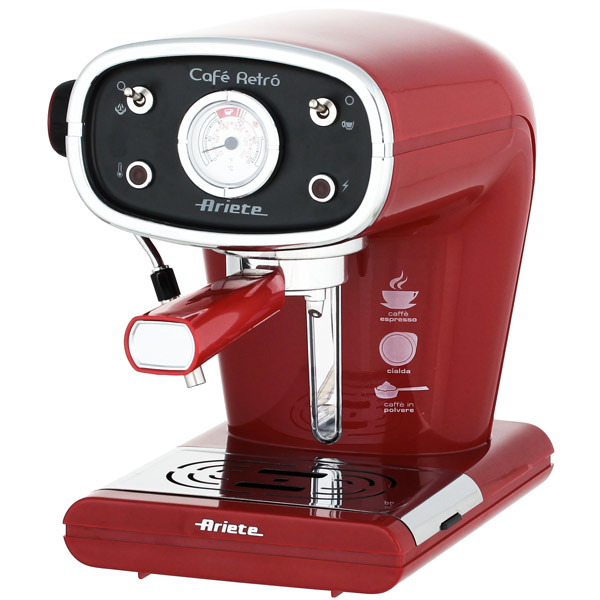 

Рожковая кофеварка Ariete Retro 1388A Red, Retro 1388A