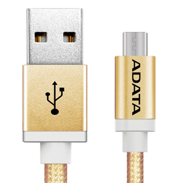 фото Кабель adata microusb 1м gold