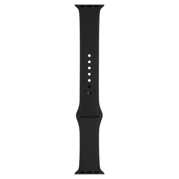 фото Ремешок для смарт-часов apple sport band для apple watch 38 mm black (mj4f2zm/a)