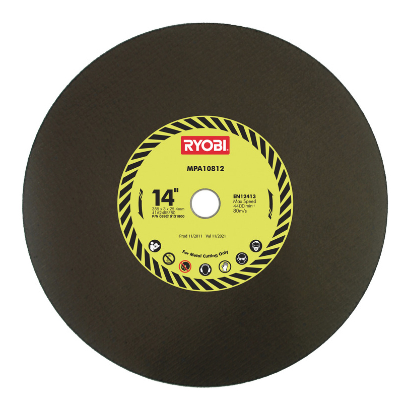 фото Диск отрезной абразивный ryobi cosb355a1 355mm chopsaw disc emea