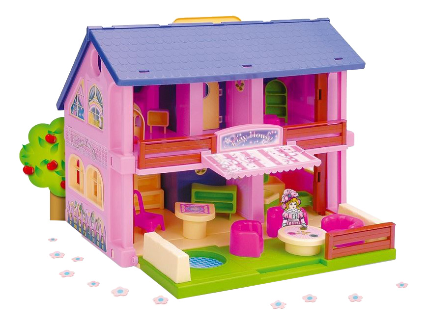 

Кукольный дом Wader Play House розовый, Play House