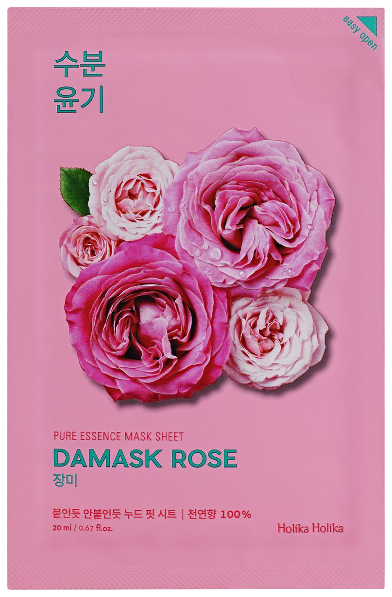фото Маска для лица holika holika pure essence mask sheet damask rose 20 мл