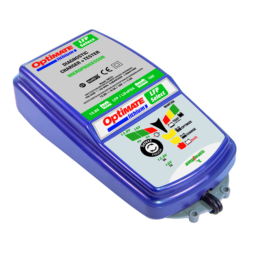 

Зарядное устройство OptiMate Lithium 4S-5S (9,5A, LiFePo4), TM270