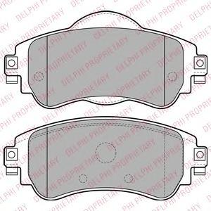 

Тормозные колодки дисковые DELPHI LP2228