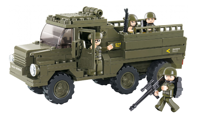 Конструктор пластиковый Sluban Армия - Военный грузовик 230 деталей конструктор qman военный линкор 910 деталей