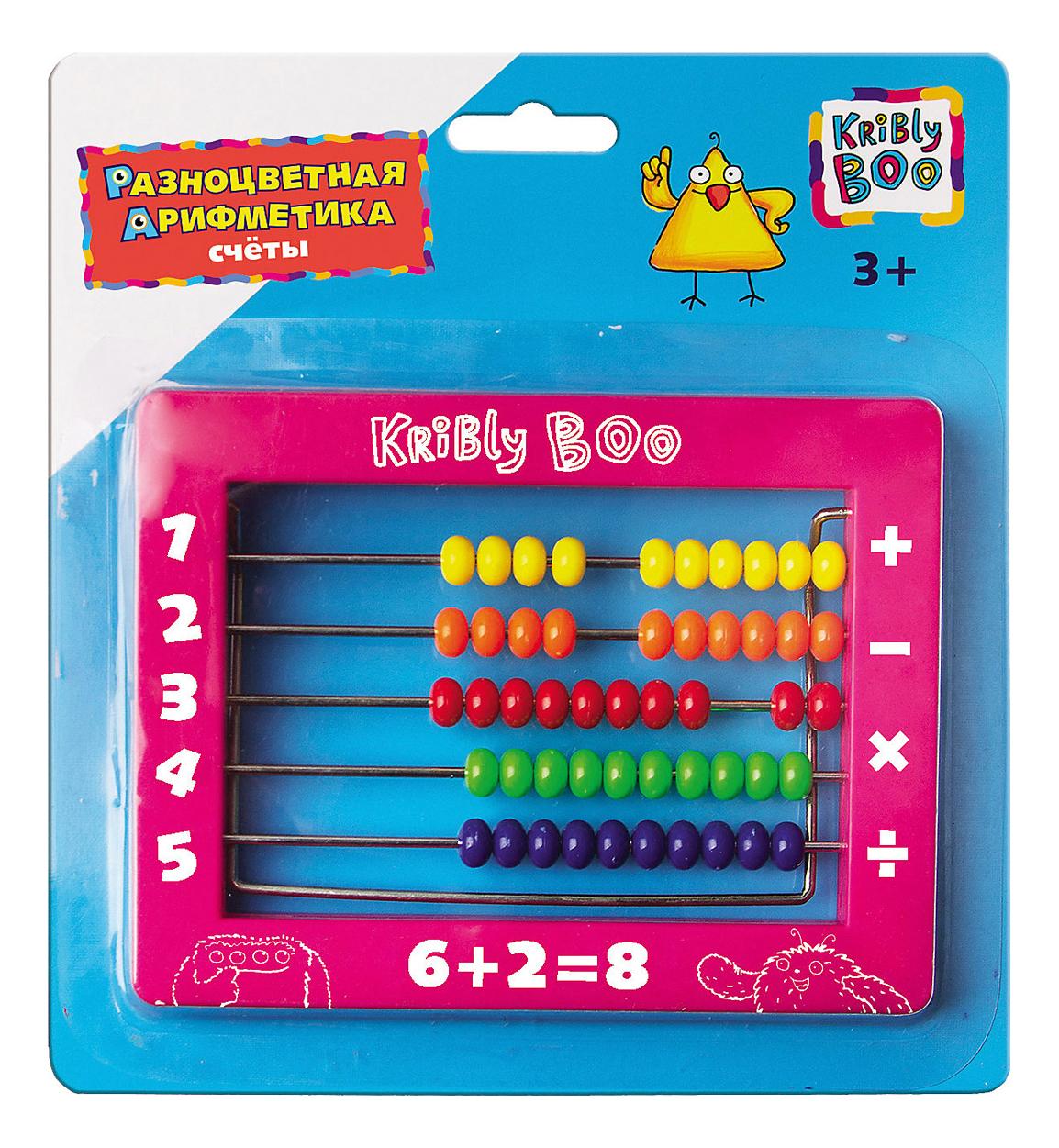 Развивающая игрушка Kribly BOO Разноцветная арифметика