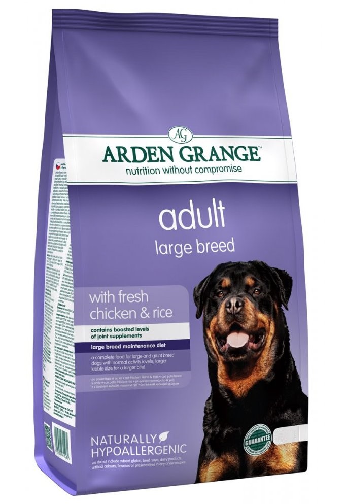 

Сухой корм для собак Arden Grange Adult Large Breed, курица, 15кг, Naturally Hypoallergenic Adult Large Breed