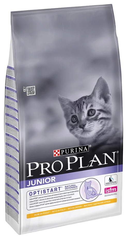 фото Сухой корм для котят pro plan junior optistart, курица, 0,4кг